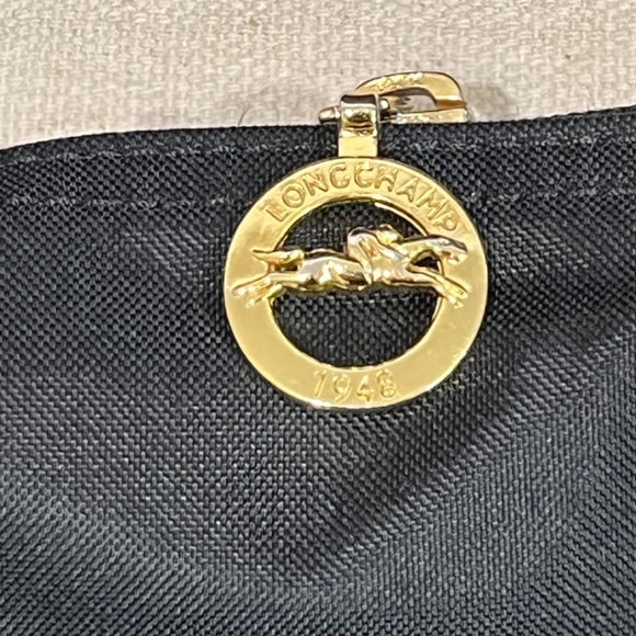 Longchamp Black and Brown Tote Bag - Picture 4 of 11